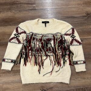 Isabel Marant Sweater Alpaca Wool Fringe